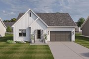 Farmhouse Style House Plan - 3 Beds 2 Baths 1787 Sq/Ft Plan #455-596 