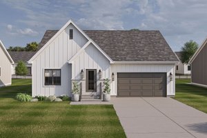 Farmhouse Exterior - Front Elevation Plan #455-596