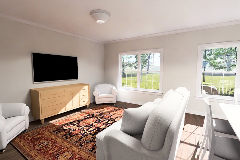 Architectural House Design - Interior - Family Room for Modern House Plan #513-2470 - 3 bed, 2 bath
