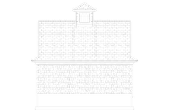 Exterior - Other Elevation 2 for Traditional House Plan #1060-98, 0 bath
