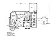 European Style House Plan - 3 Beds 2.5 Baths 3504 Sq/Ft Plan #310-1305 