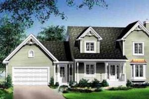 Traditional Exterior - Front Elevation Plan #25-247