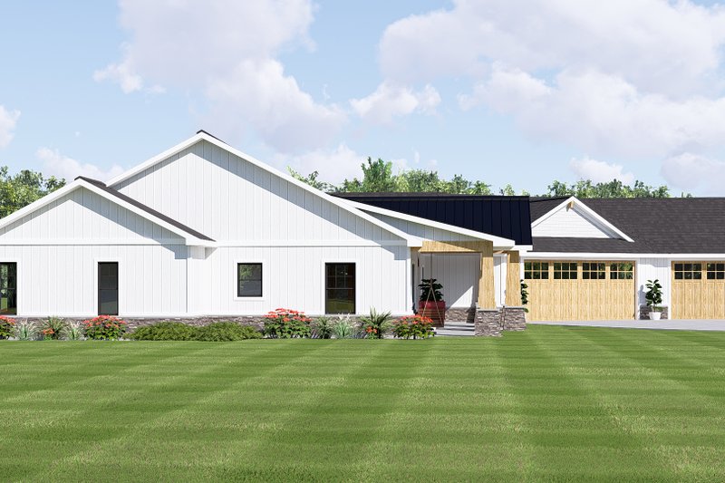 Dream House Plan - Exterior - Other Elevation 3 for Ranch House Plan #1064-483 - 2 bed, 2.5 bath