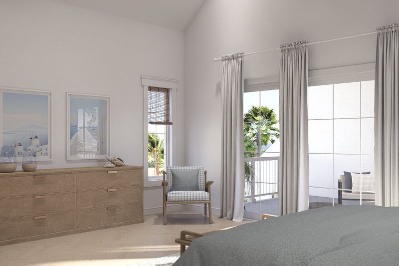Dream House Plan - Interior - Master Bedroom 1 for Beach House Plan #455-762 - 5 bed, 4 bath