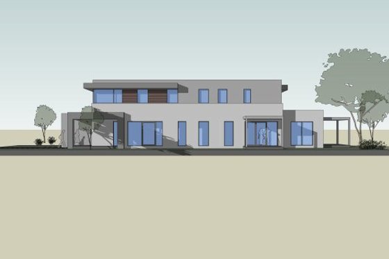 Exterior - Other Elevation 4 for Modern House Plan #496-27 - 4 bed, 2.5 bath