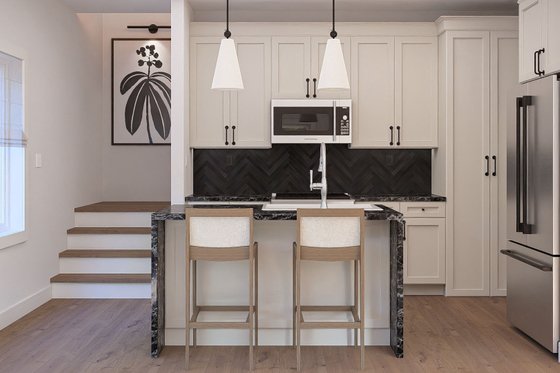 Interior - Kitchen for Traditional House Plan #455-777 - 3 bed, 2.5 bath