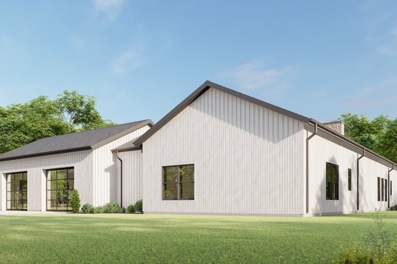 Exterior - Other Elevation 3 for Barndominium House Plan #1092-42 - 4 bed, 2.5 bath