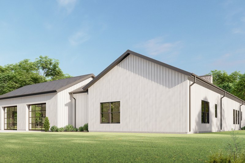 Dream House Plan - Exterior - Other Elevation 3 for Barndominium House Plan #1092-42 - 4 bed, 2.5 bath