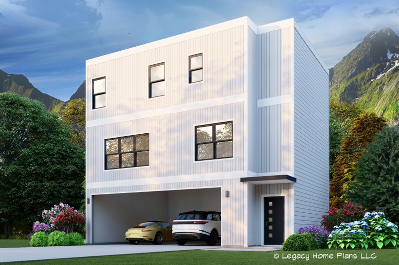 House Blueprint - Contemporary Exterior - Front Elevation Plan #932-644