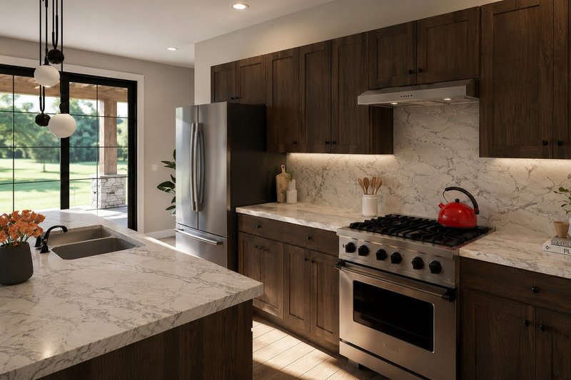 Dream House Plan - Interior - Kitchen 1 for Barndominium House Plan #1064-487 - 2 bed, 2 bath