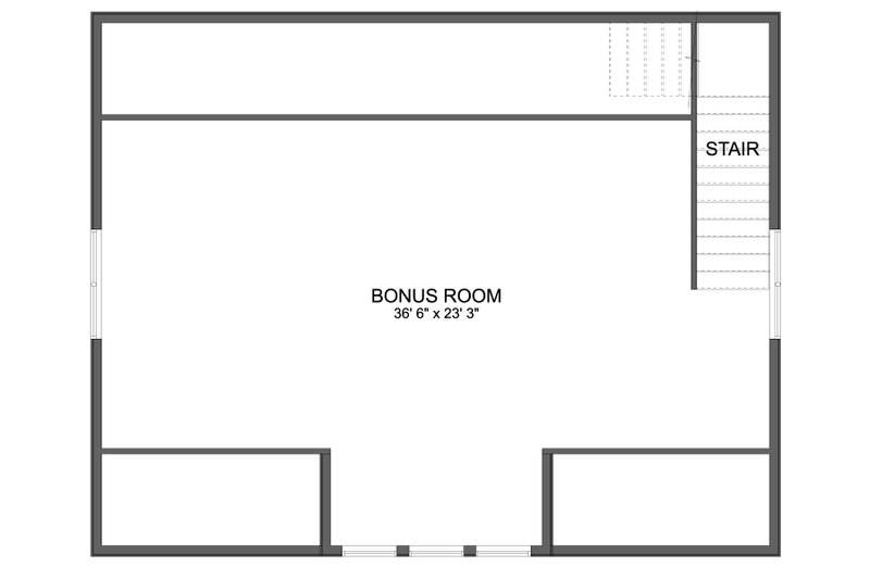 House Design - Floor Plan - Upper Floor for Traditional House Plan #1060-358, 0 bath