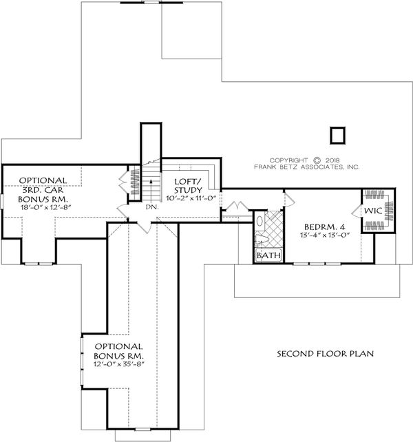 Home Plan - Farmhouse Floor Plan - Upper Floor Plan #927-994