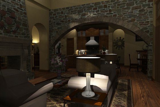 Photo 4 for Mediterranean House Plan #120-163 - 4 bed, 3.5 bath