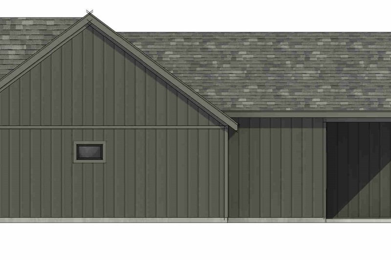 House Design - Exterior - Other Elevation 1 for Country House Plan #1096-146 - 3 bed, 2 bath