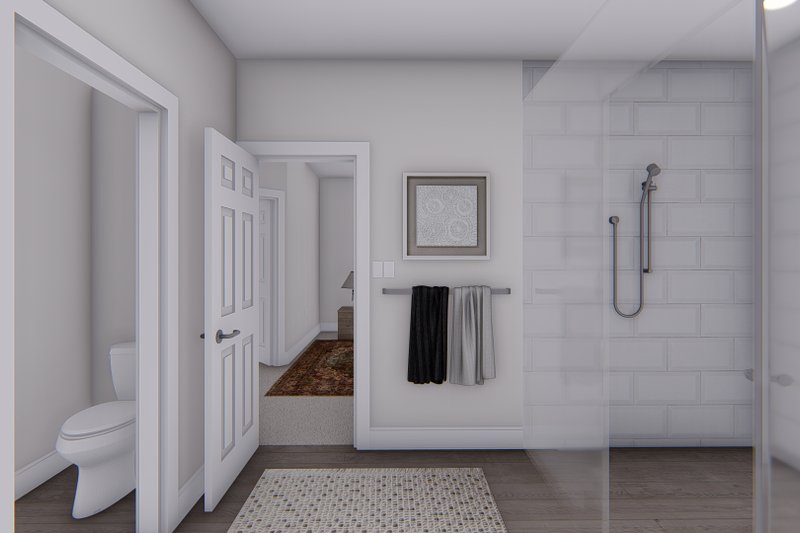 Architectural House Design - Interior - Master Bathroom for Farmhouse House Plan #1060-140 - 5 bed, 2.5 bath