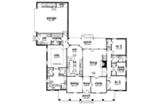 Southern Style House Plan - 3 Beds 2.5 Baths 2464 Sq/Ft Plan #36-213 