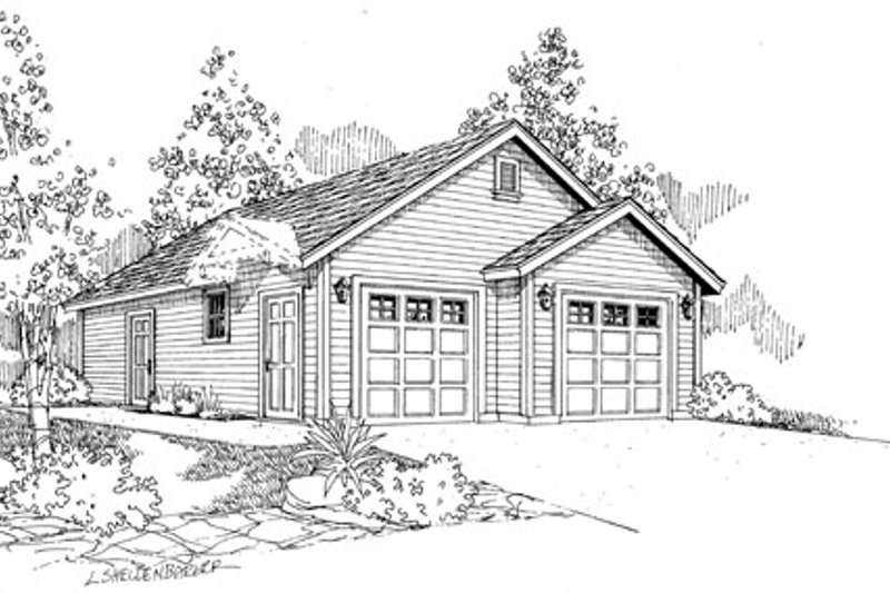 House Blueprint - Traditional Exterior - Front Elevation Plan #124-794