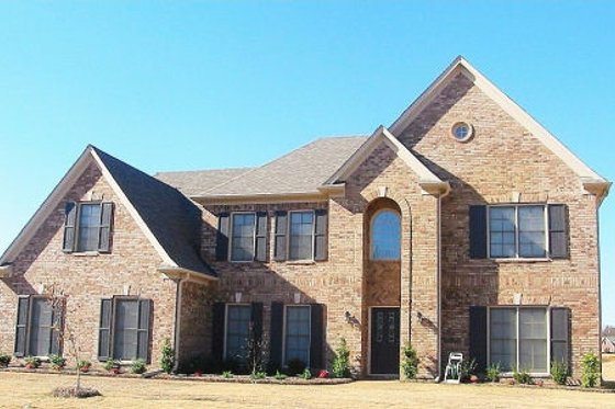 Exterior - Front Elevation for European House Plan #81-13699 - 5 bed, 3.5 bath