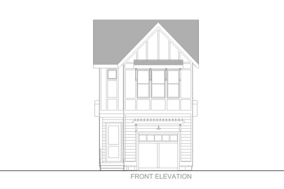 Exterior - Front Elevation 3 for Farmhouse House Plan #1085-8 - 3 bed, 2.5 bath