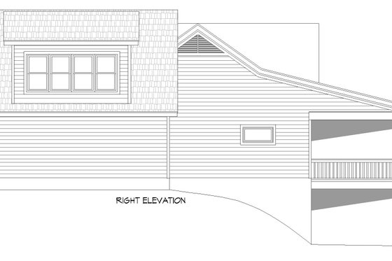 Exterior - Other Elevation 1 for Country House Plan #932-756 - 2 bed, 2 bath