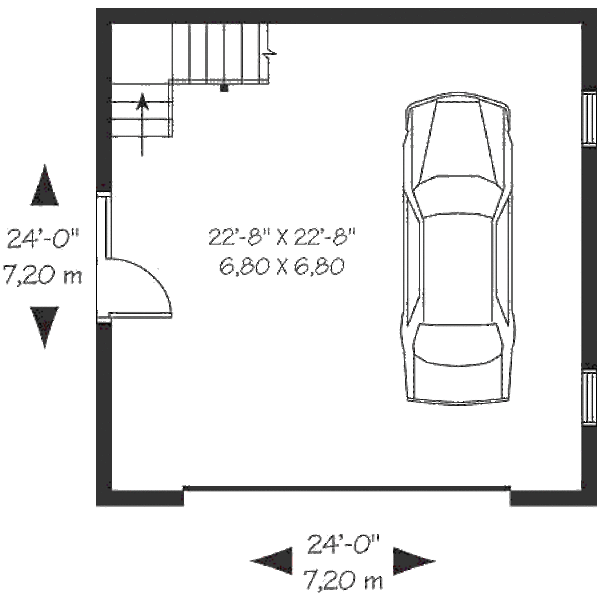 Craftsman Floor Plan - Main Floor Plan #23-436