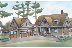 Country Exterior - Front Elevation Plan #928-337