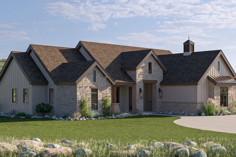 Architectural House Design - Exterior - Other Elevation 1 for Craftsman House Plan #455-275 - 3 bed, 2 bath