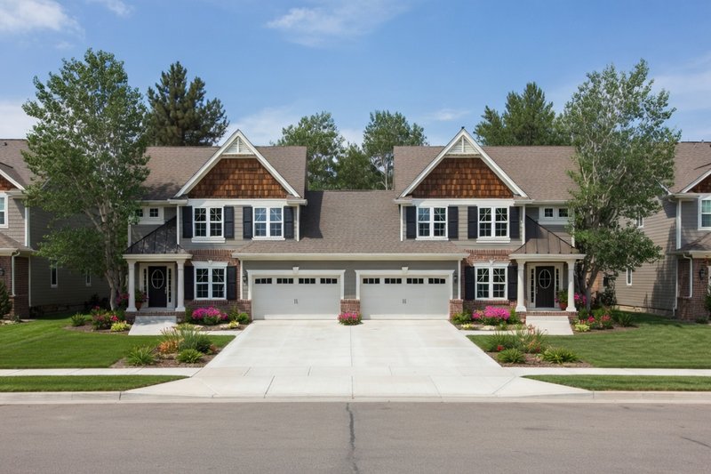 Exterior - Front Elevation 2 for Traditional House Plan #20-1276 - 3 bed, 3 bath