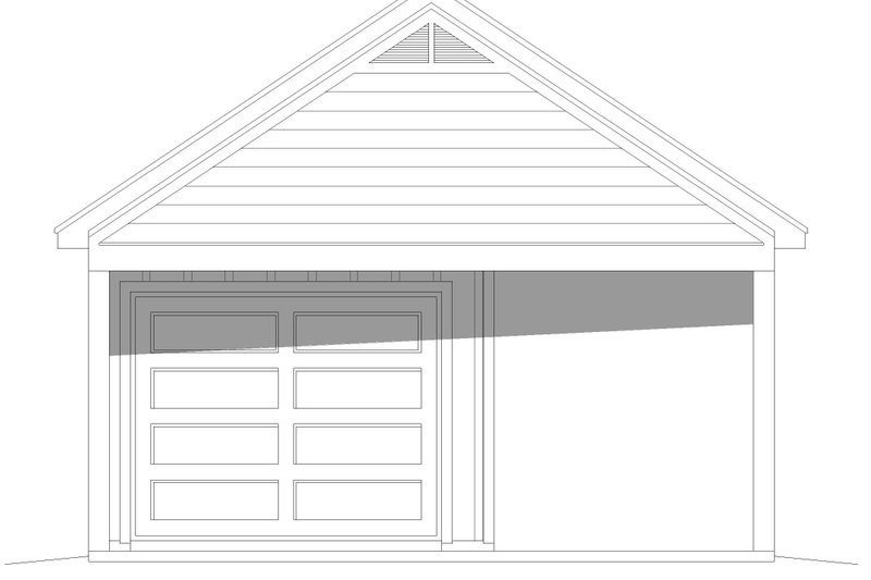 Home Plan - Exterior - Front Elevation 3 for Traditional House Plan #932-329, 0 bath