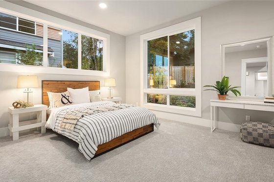 Interior - Bedroom for Contemporary House Plan #1066-62 - 4 bed, 3.5 bath