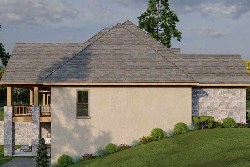House Blueprint - Exterior - Other Elevation 3 for Craftsman House Plan #17-3451 - 3 bed, 3.5 bath