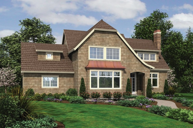 Home Plan - Traditional Exterior - Front Elevation Plan #48-564