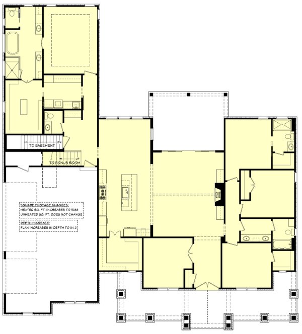 Farmhouse Floor Plan - Other Floor Plan #430-300