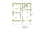 Beach Style House Plan - 2 Beds 2 Baths 745 Sq/Ft Plan #1106-63 Floor 