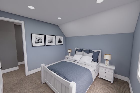 Interior - Bedroom 2 for Farmhouse House Plan #51-1247 - 4 bed, 5 bath