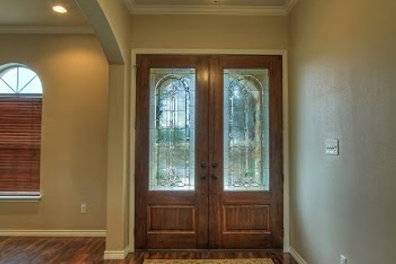Interior - Entry for European House Plan #430-42 - 3 bed, 2 bath
