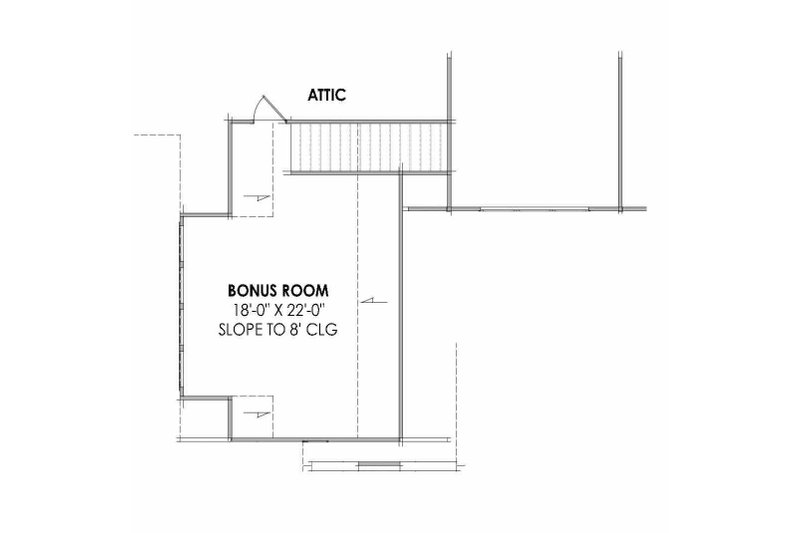 Architectural House Design - Floor Plan - Upper Floor for Farmhouse House Plan #1096-147 - 4 bed, 3.5 bath