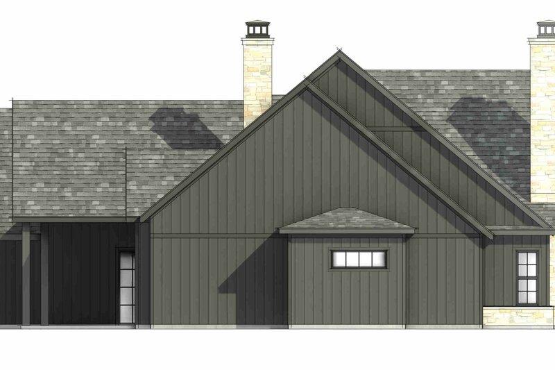 House Blueprint - Exterior - Other Elevation for Cottage House Plan #1096-171 - 4 bed, 3 bath