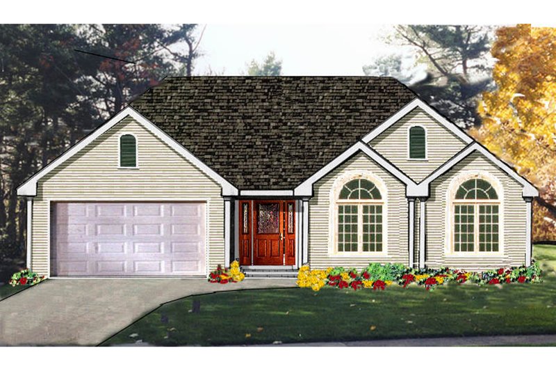 House Plan Design - Traditional Exterior - Front Elevation Plan #3-327