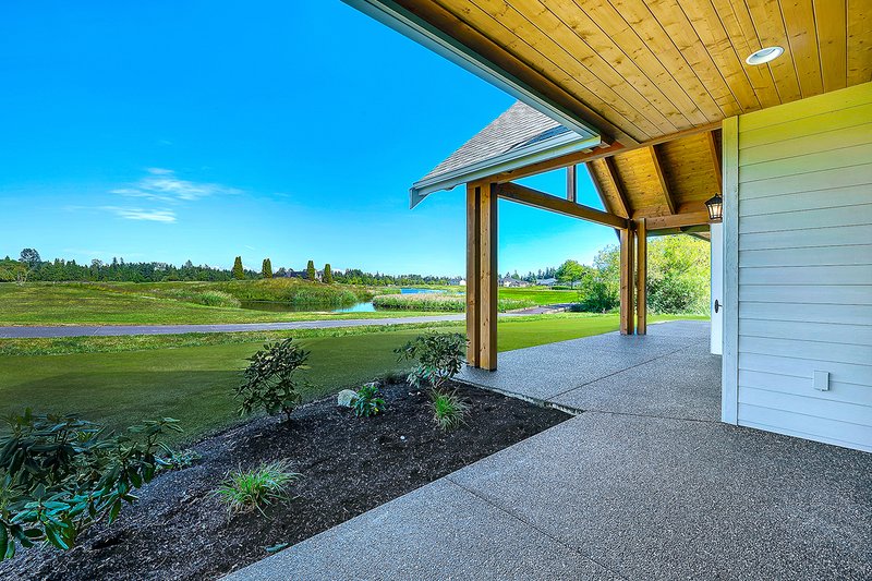 Architectural House Design - Exterior - Covered Porch 1 for Craftsman House Plan #1070-5 - 3 bed, 2.5 bath