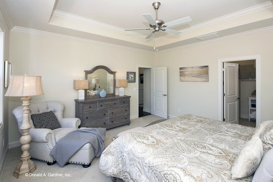 Interior - Master Bedroom 1 for Craftsman House Plan #929-437 - 3 bed, 2 bath