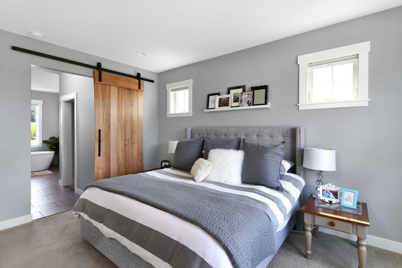 Architectural House Design - Interior - Master Bedroom 1 for Farmhouse House Plan #1070-10 - 3 bed, 2.5 bath