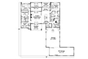 Craftsman Style House Plan - 2 Beds 2.5 Baths 2652 Sq/Ft Plan #124-1182 