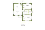 Traditional Style House Plan - 2 Beds 2 Baths 749 Sq/Ft Plan #1106-156 Floor 