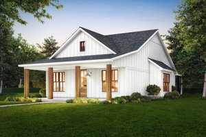 Exterior - Other Elevation 1 for Farmhouse House Plan #1074-85 - 2 bed, 2 bath