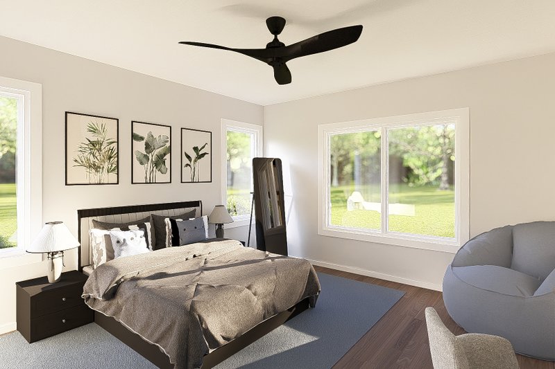 Architectural House Design - Interior - Bedroom for Ranch House Plan #1064-440 - 3 bed, 3.5 bath