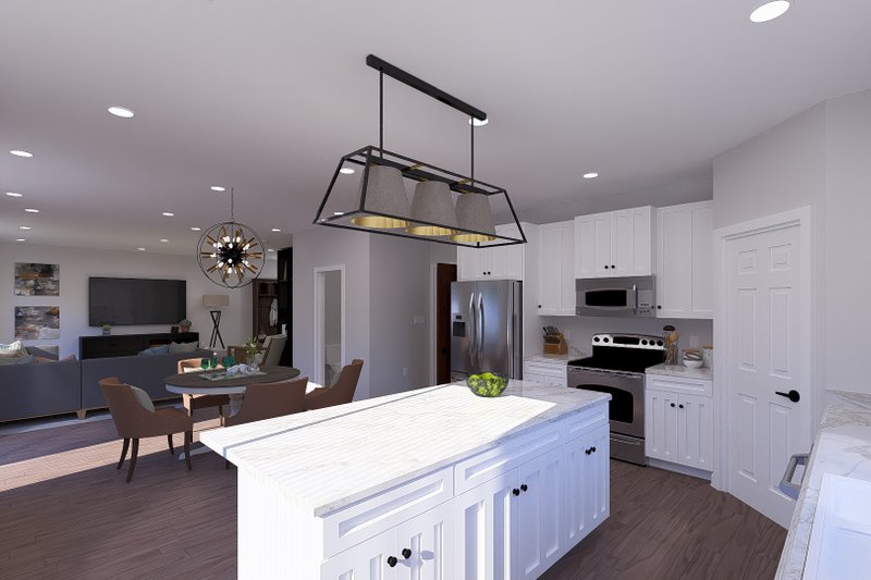 Architectural House Design - Interior - Kitchen 1 for Farmhouse House Plan #1060-254 - 3 bed, 2.5 bath