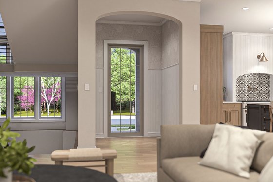 Interior - Entry for Cottage House Plan #455-598 - 4 bed, 3.5 bath