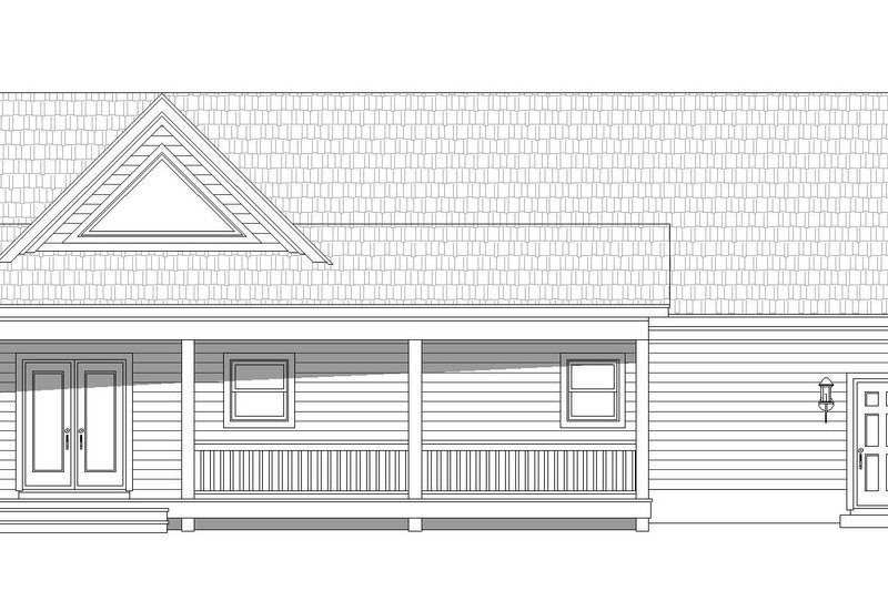 Dream House Plan - Exterior - Rear Elevation for Country House Plan #932-588 - 2 bed, 2 bath
