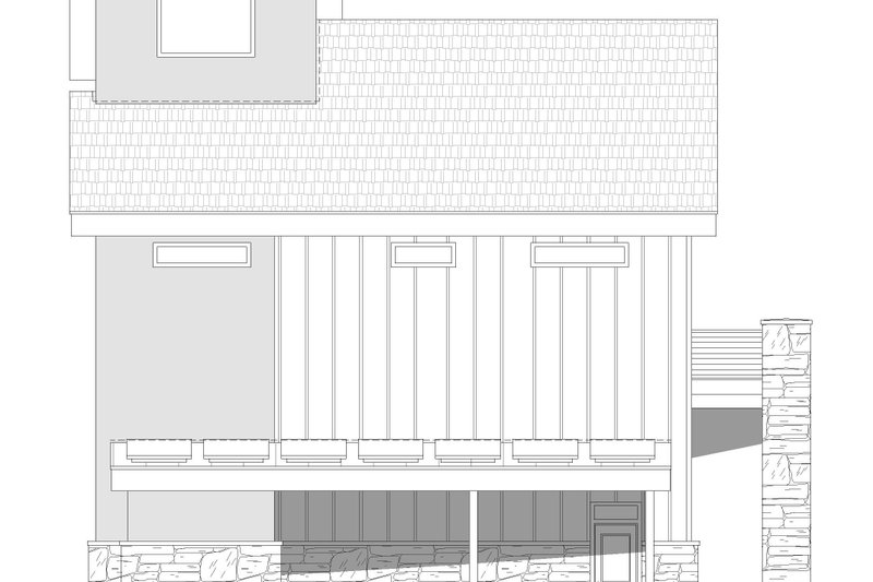 Dream House Plan - Exterior - Other Elevation for Modern House Plan #932-495 - 2 bed, 3 bath